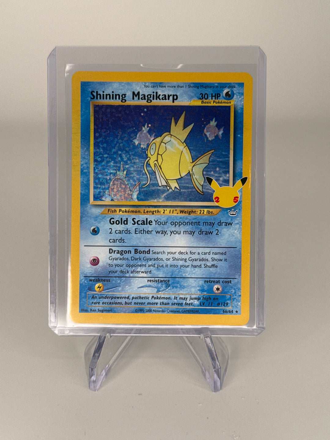 Pokemon TCG 2000 Shining Magikarp Celebrations Classics Collection, 66/64