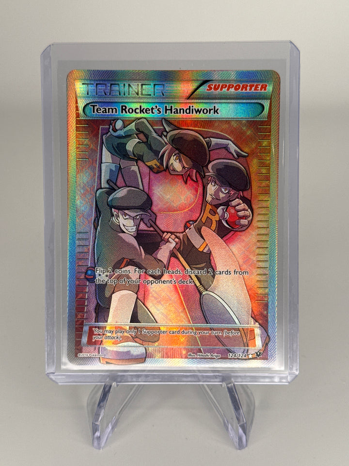 Pokemon TCG 2016 Team Rocket's Handiwork Fates Collide Ultra Rare Trainer Holofoil, 124/124