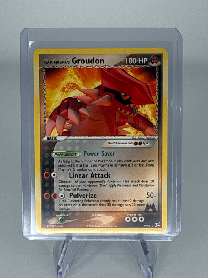 Pokemon TCG 2004 Team Magma's Groudon Team Magma Vs Team Aqua, 9/95