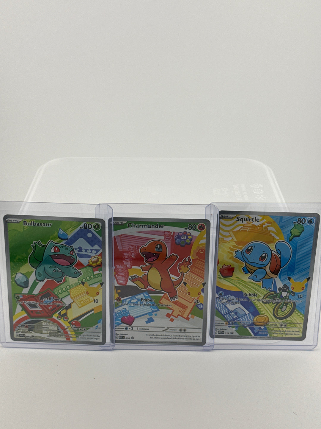Pokemon TCG 2026 Bulbasaur/Charmander/Squirtle First Partner Trio, 037/038/039