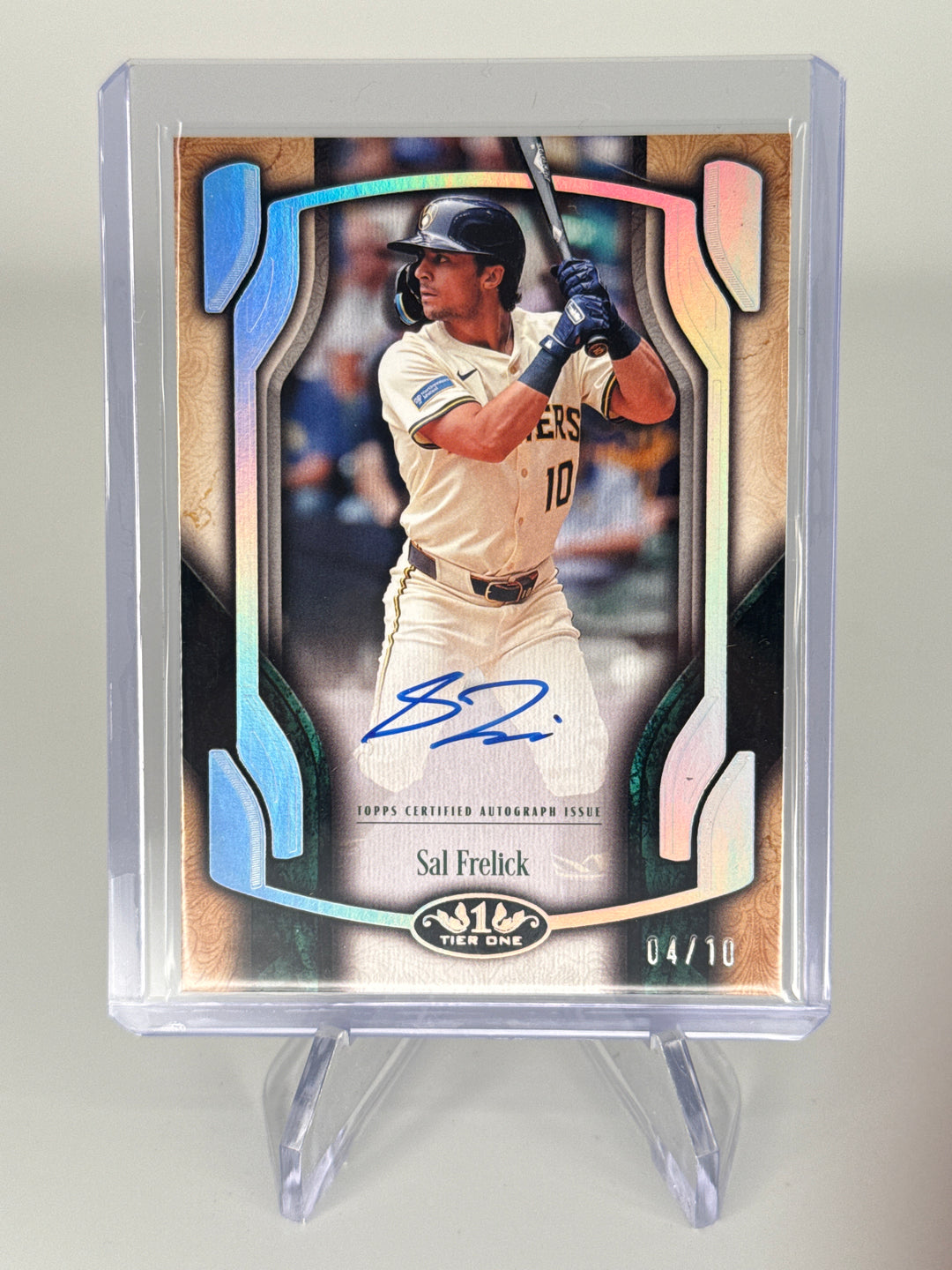 Sal Frelick 2026 Topps Tier One Breakout Auto, 04/10