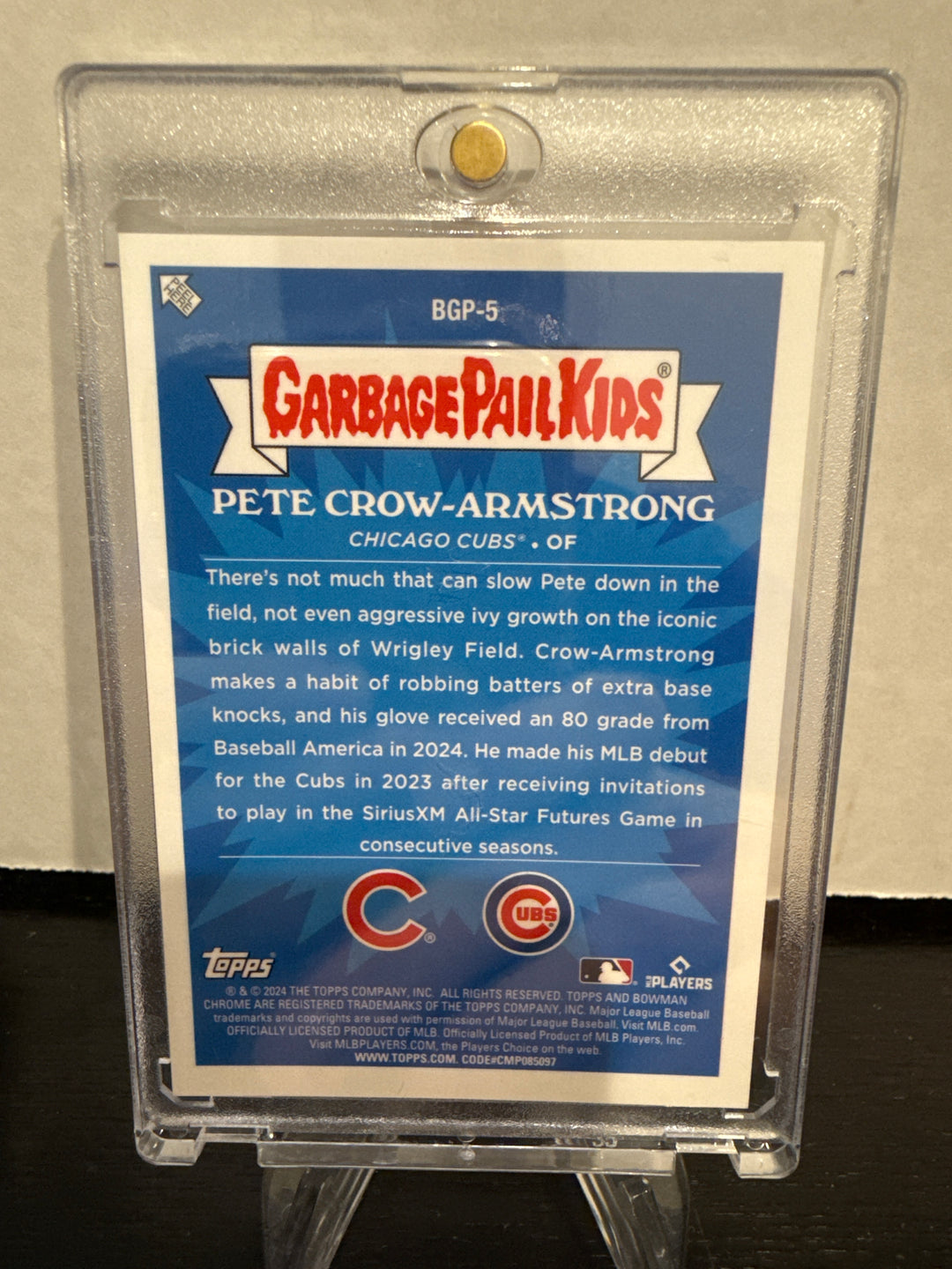 Pete Crow-Armstrong 2024 Bowman Chrome Mega Box Planted Pete Garbage Pail Kids SSP Case Hit Rookie