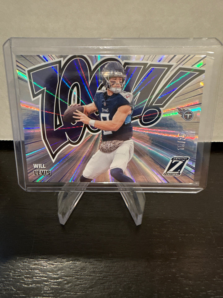 Will Levis 2024 Panini Zenith Zoom SSP Case Hit, 15/25