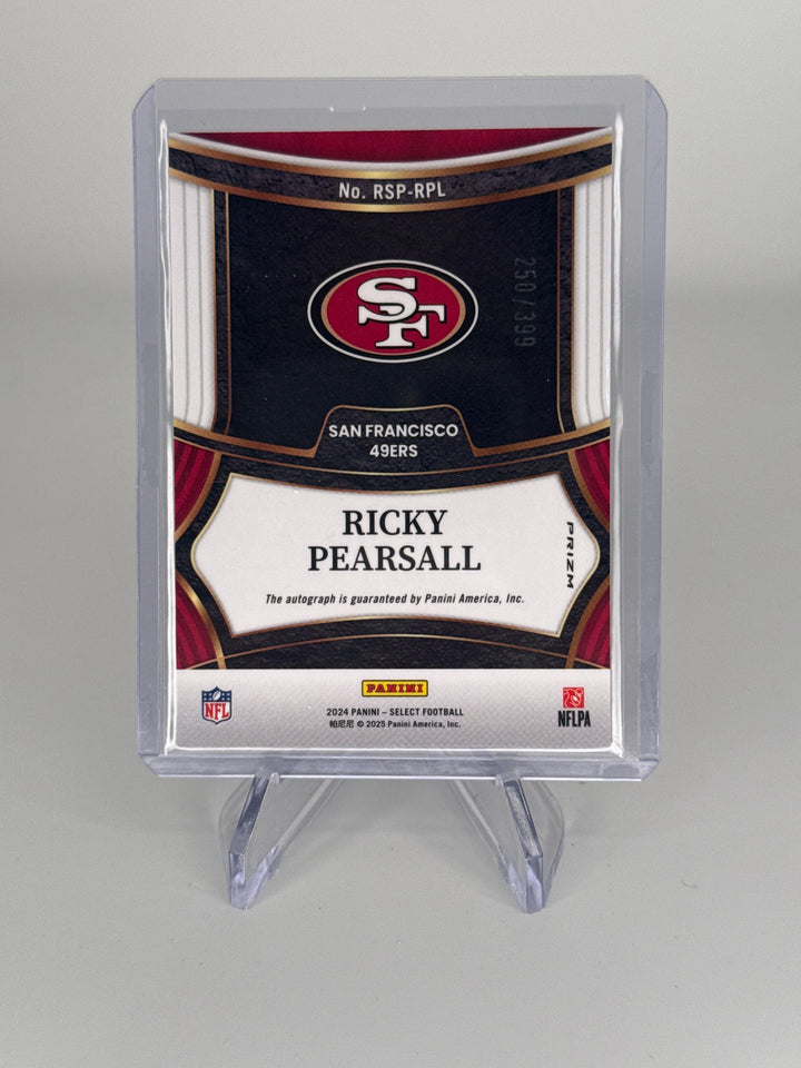 Ricky Pearsall 2024 Panini Select Silver Rookie Auto, 250/399
