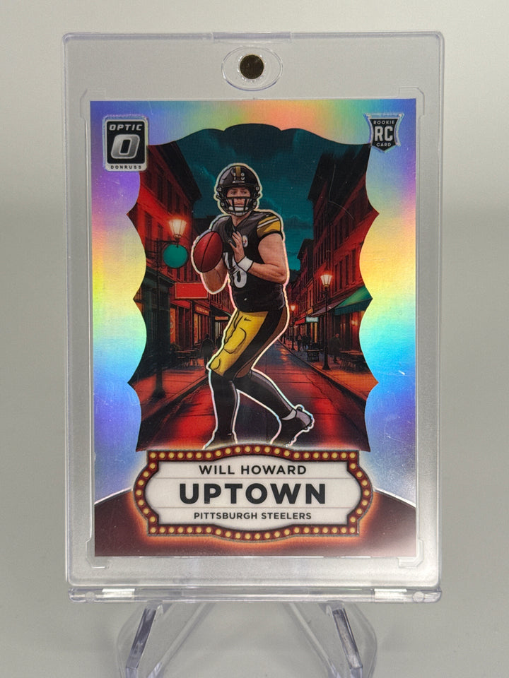 Will Howard 2025 Panini Donruss Optic Uptown SSP Case Hit Rookie