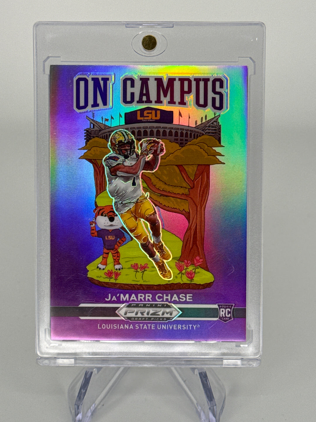 Ja'Marr Chase 2021 Panini Prizm Draft Picks on Campus SSP Case Hit Rookie