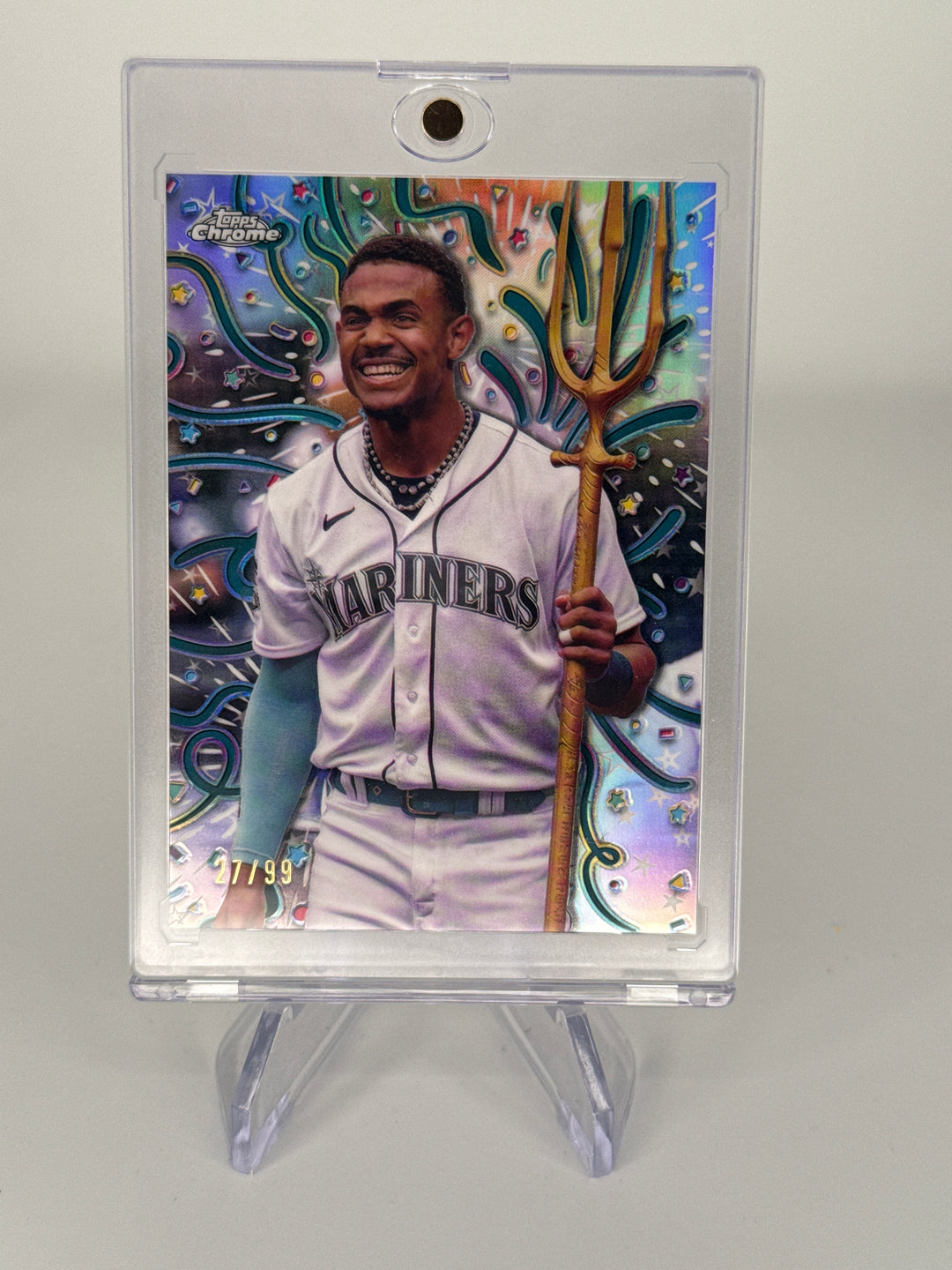 Julio Rodriguez 2024 Topps Chrome  Celebracion SSP, 27/99