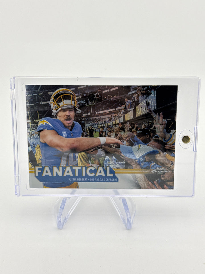 Justin Herbert 2025 Topps Chrome Fanatical SSP Case Hit