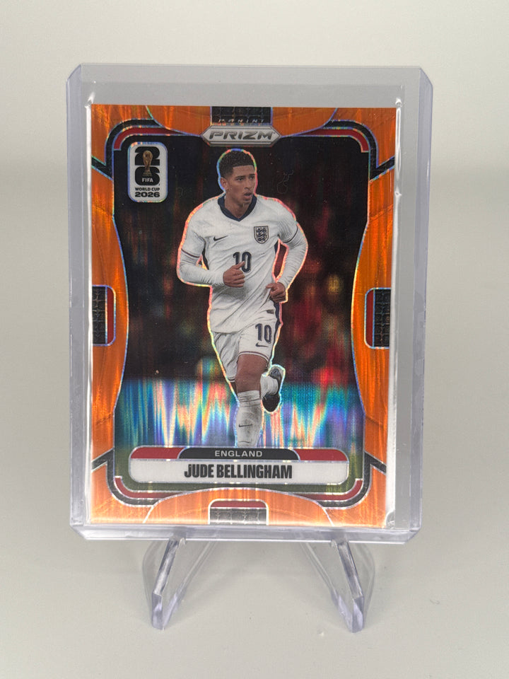 Jude Bellingham 2026 Panini Prizm World Cup Orange Shimmer Prizm, 297/315