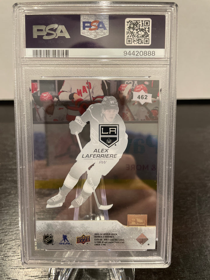 Alex Laferriere 2023 Upper Deck Clear Cut Young Guns Rookie, PSA 9 Mint