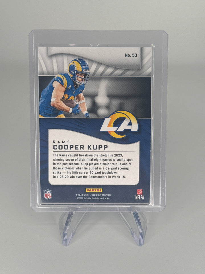 Cooper Kupp 2024 Panini Illusions Platinum Trophy Collection, 3/5