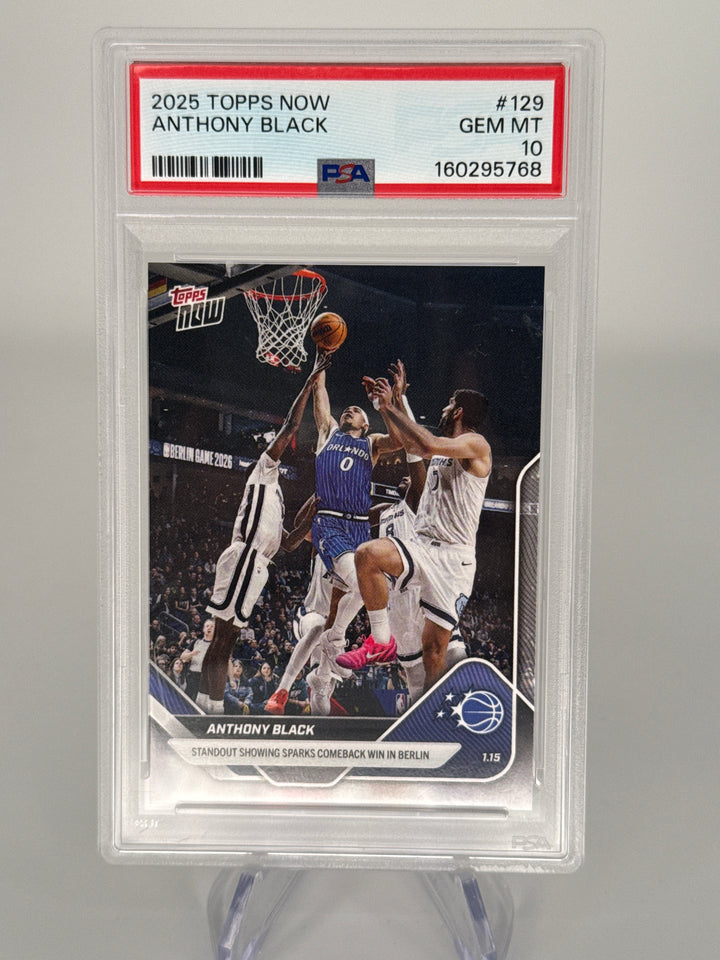 Anthony Black 2025 Topps Now, PSA 10 Gem Mint