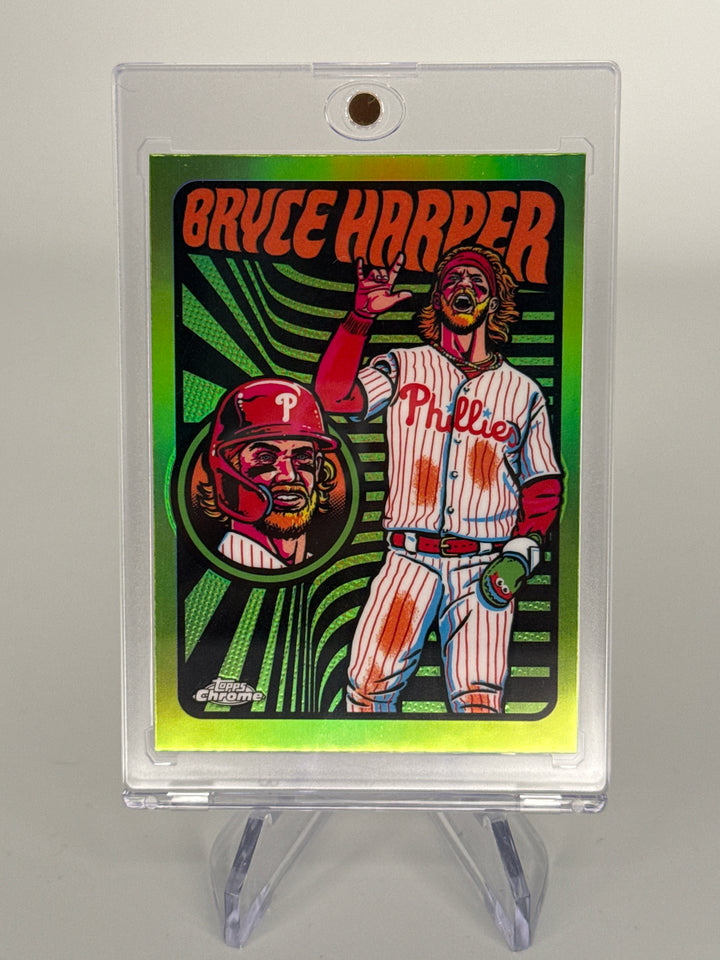 Bryce Harper 2024 Topps Chrome Ultra Violet SSP Case Hit