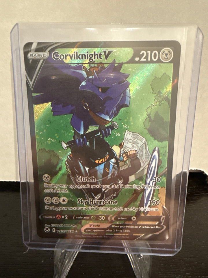 Pokemon TCG 2022 Corviknight V Brilliant Stars Trainer Gallery, TG18/TG30