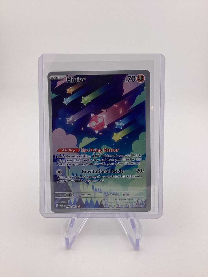 Pokemon TCG 202 Minior Paradox Rift Illustration Rare, 201/182