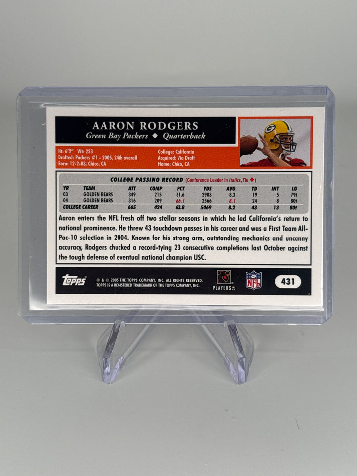 Aaron Rodgers 2005 Topps Rookie
