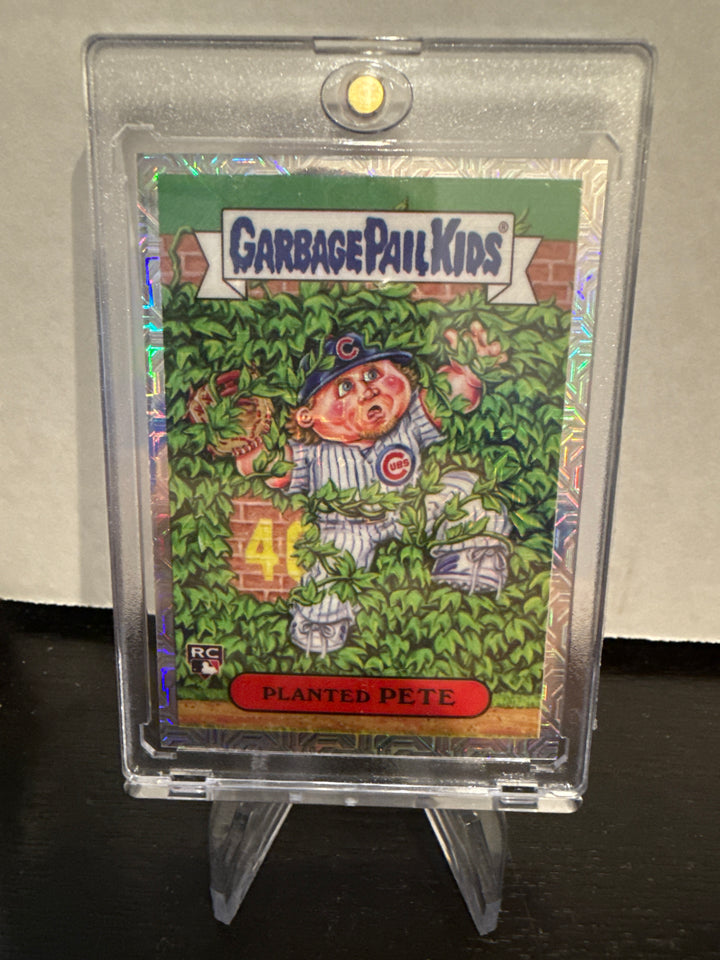 Pete Crow-Armstrong 2024 Bowman Chrome Mega Box Planted Pete Garbage Pail Kids SSP Case Hit Rookie