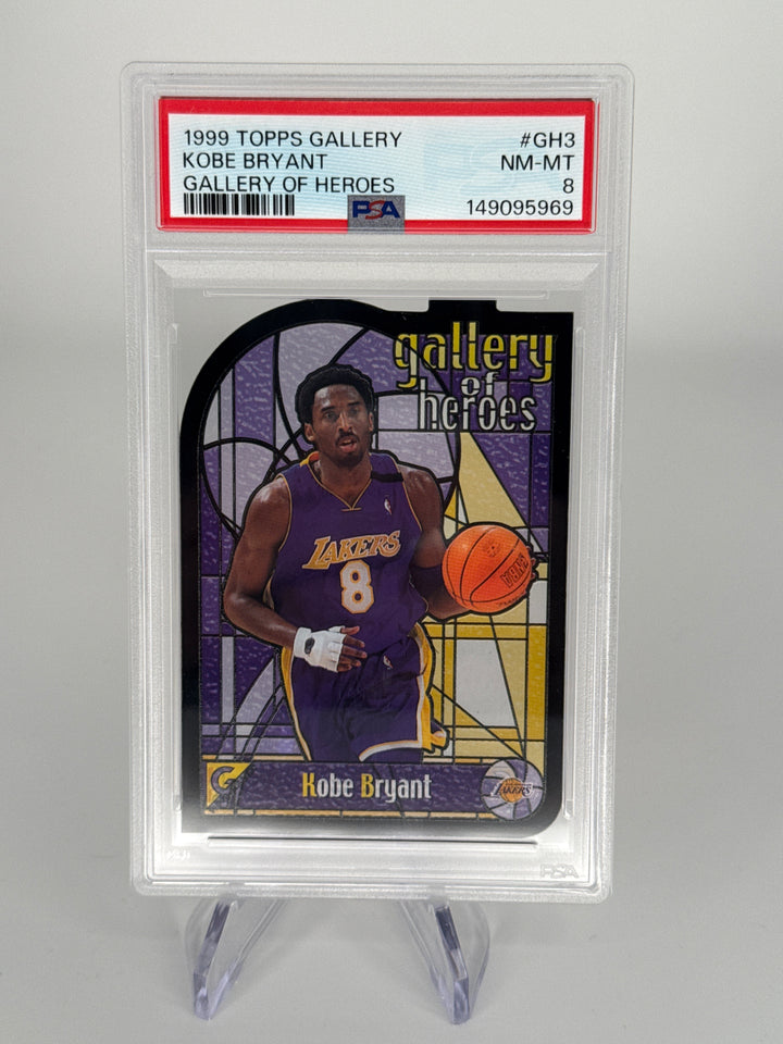 Kobe Bryant 1999 Topps Gallery of Heroes, PSA 8