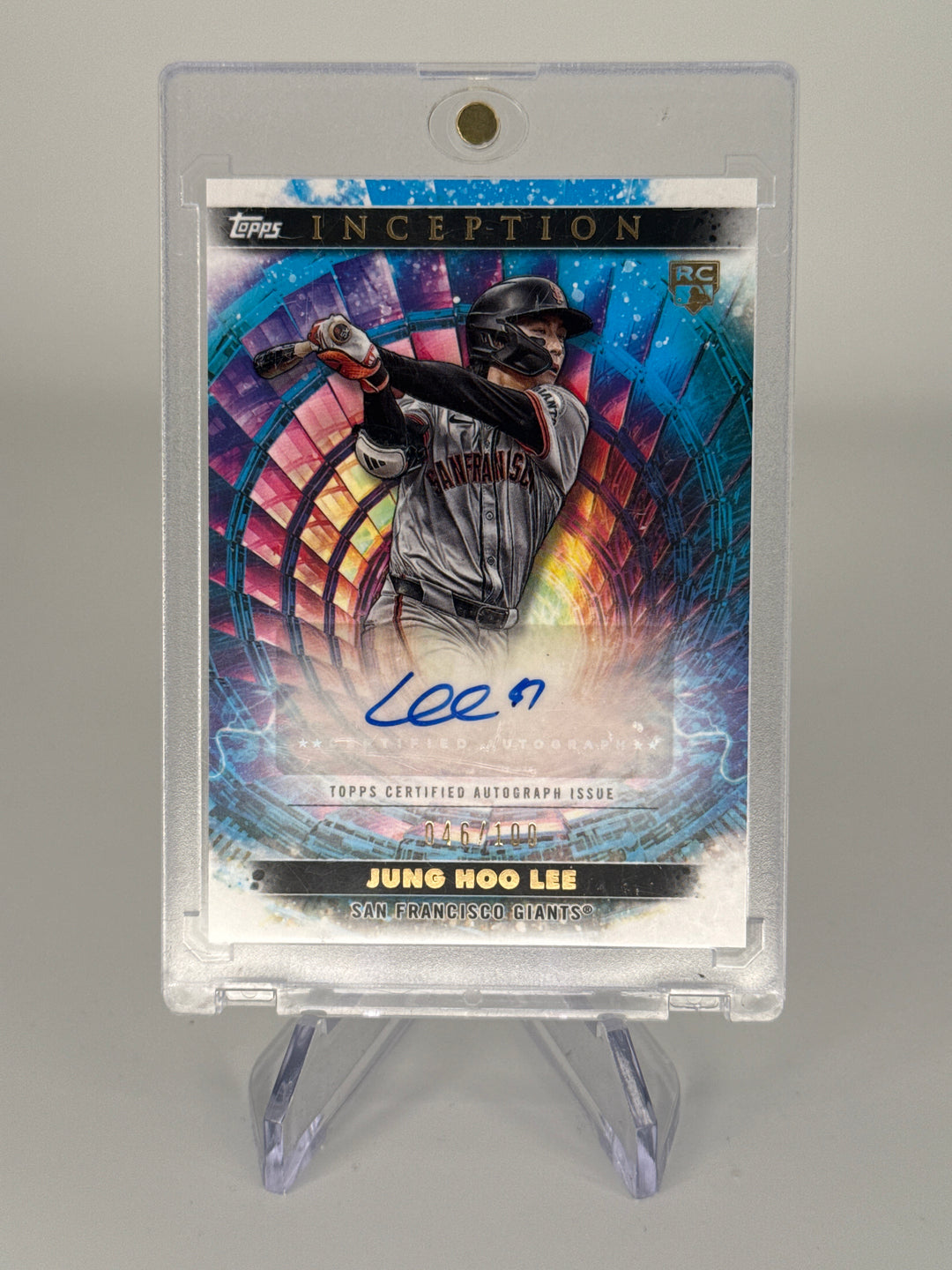 Jung Hoo Lee 2024 Topps Inception Charged Particles Rookie Auto, 046/100