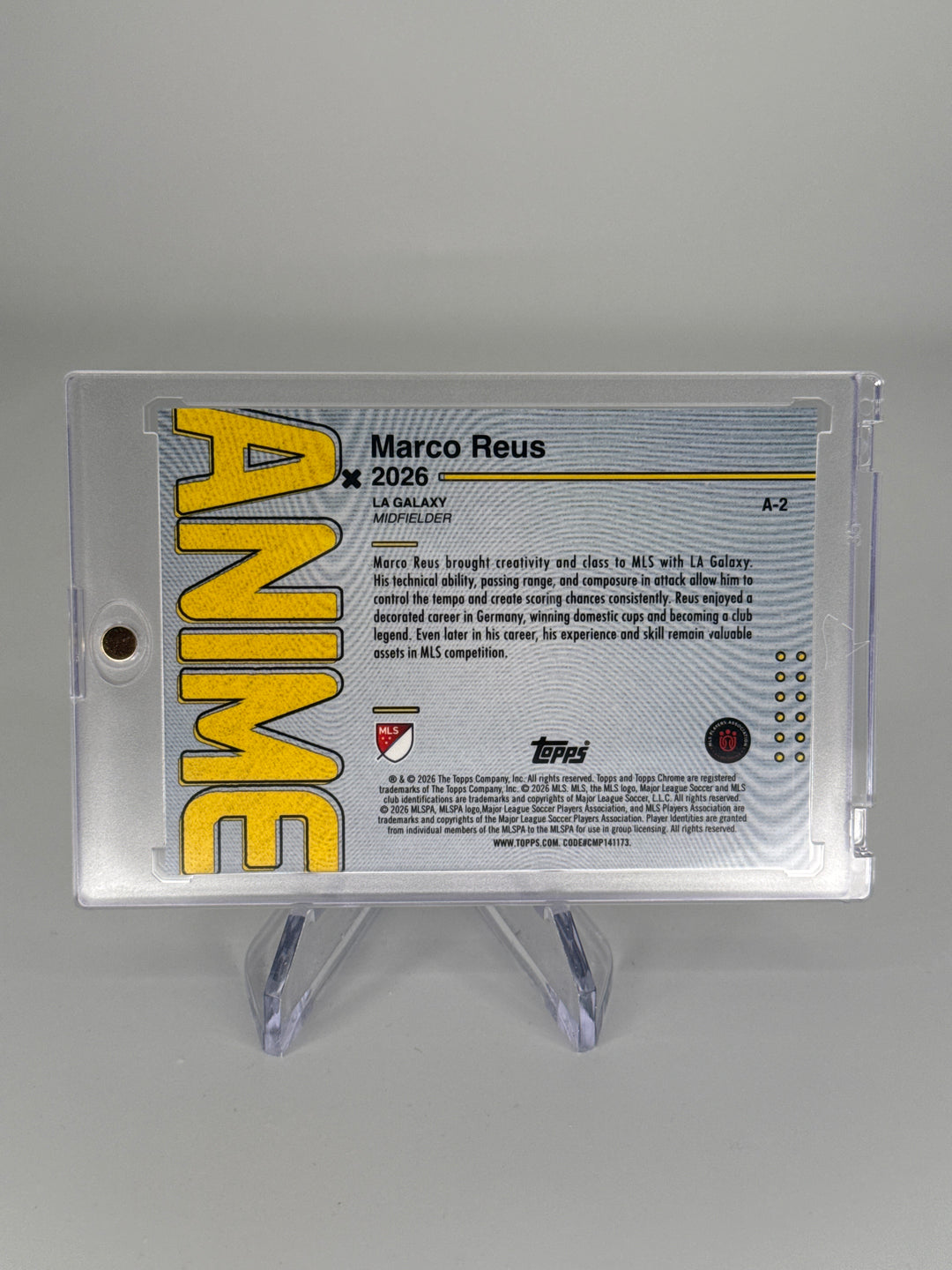 Marco Reus 2026 Topps Chrome MLS ANIME SSP Case Hit