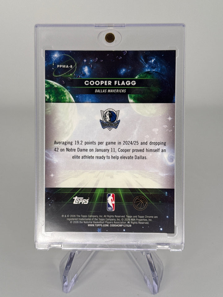 Cooper Flagg 2026 Topps Chrome Cosmic Planetary Pursuit Mars SSP Case Hit Rookie