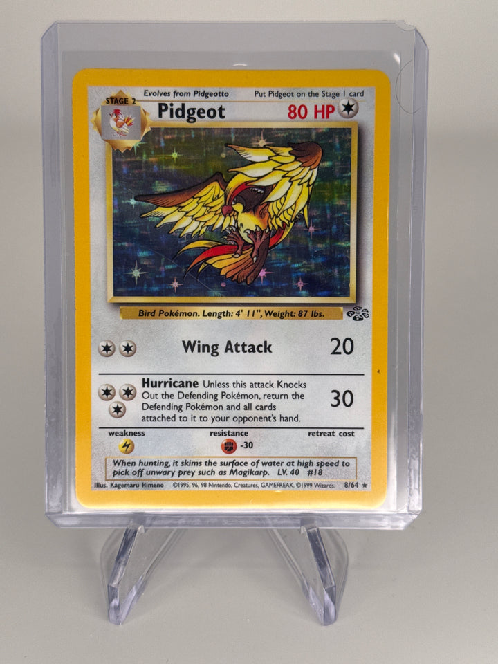 Pokemon TCG 1999 Pidgeot Jungle Holo, 8/64