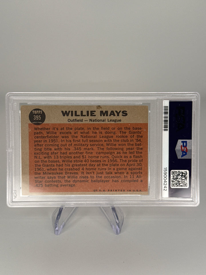 Willie Mays 1962 Topps All Star, PSA 3 MC