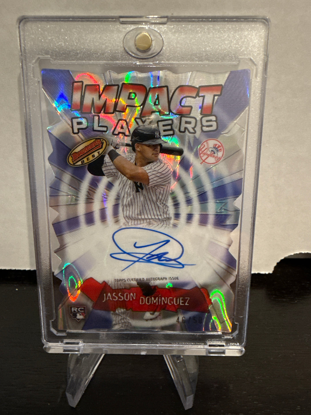 Jasson Dominguez 2024 Bowman's Best Impact Players Rookie Auto, 46/50