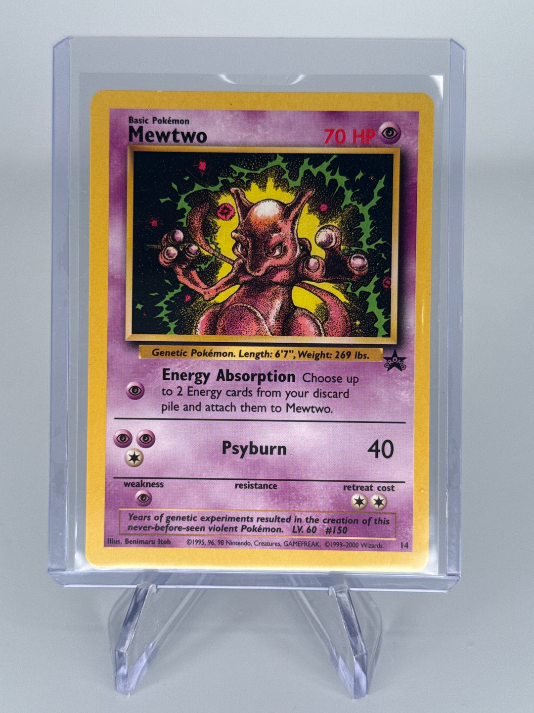 Pokemon TCG 2000 Mewtwo Black Star Promo, 14