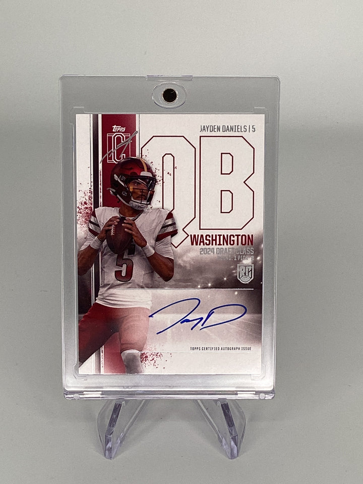 Jayden Daniels 2024 Topps Signature Class Rookie Class Auto Variation