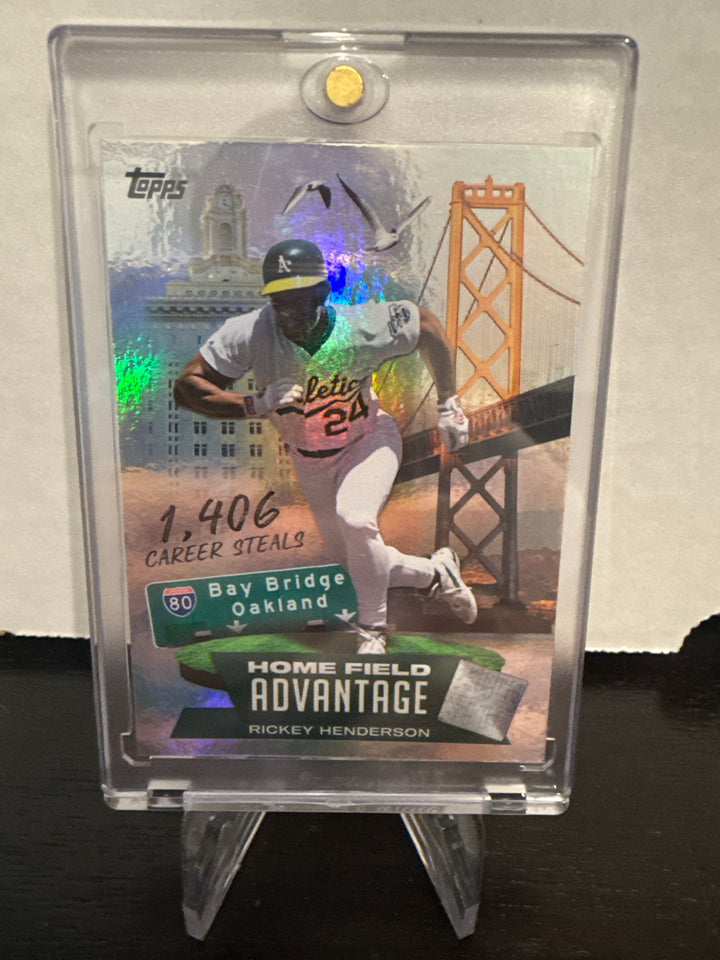 Rickey Henderson 2022 Topps Home Field Advantage SSP