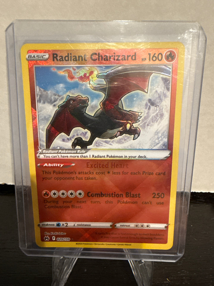 Pokemon TCG 2023 Radiant Charizard Crown Zenith, 020/159
