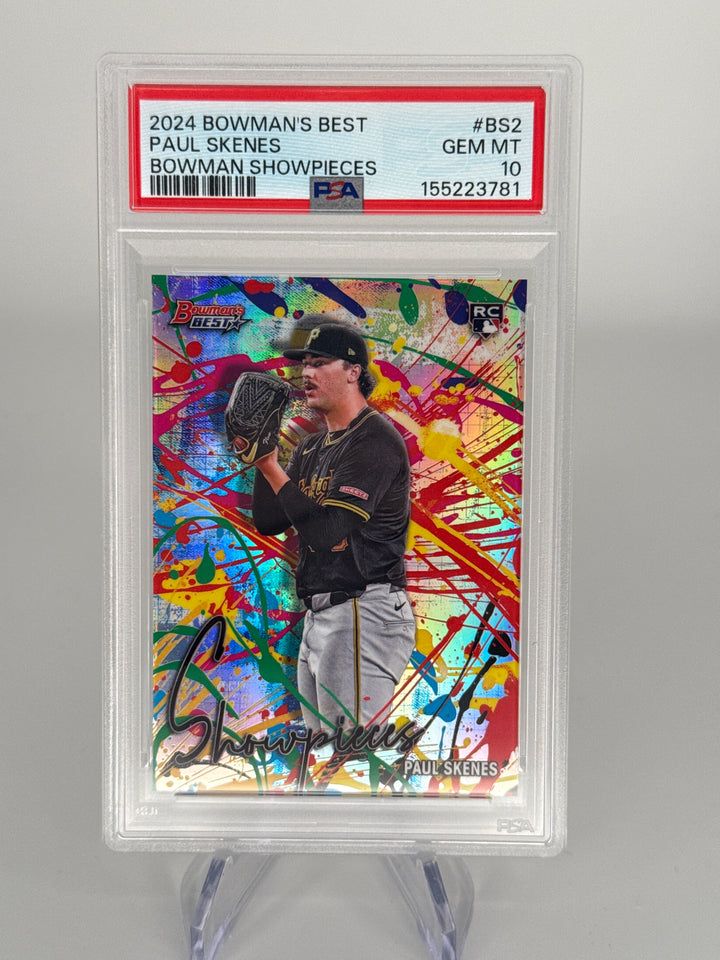 Paul Skenes 2024 Bowman's Best Showpieces Rookie, PSA 10 Gem Mint