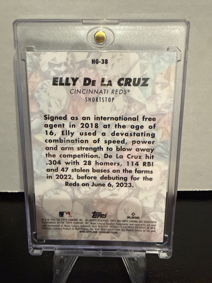 Elly De La Cruz 2025 Topps Chrome Hidden Gems