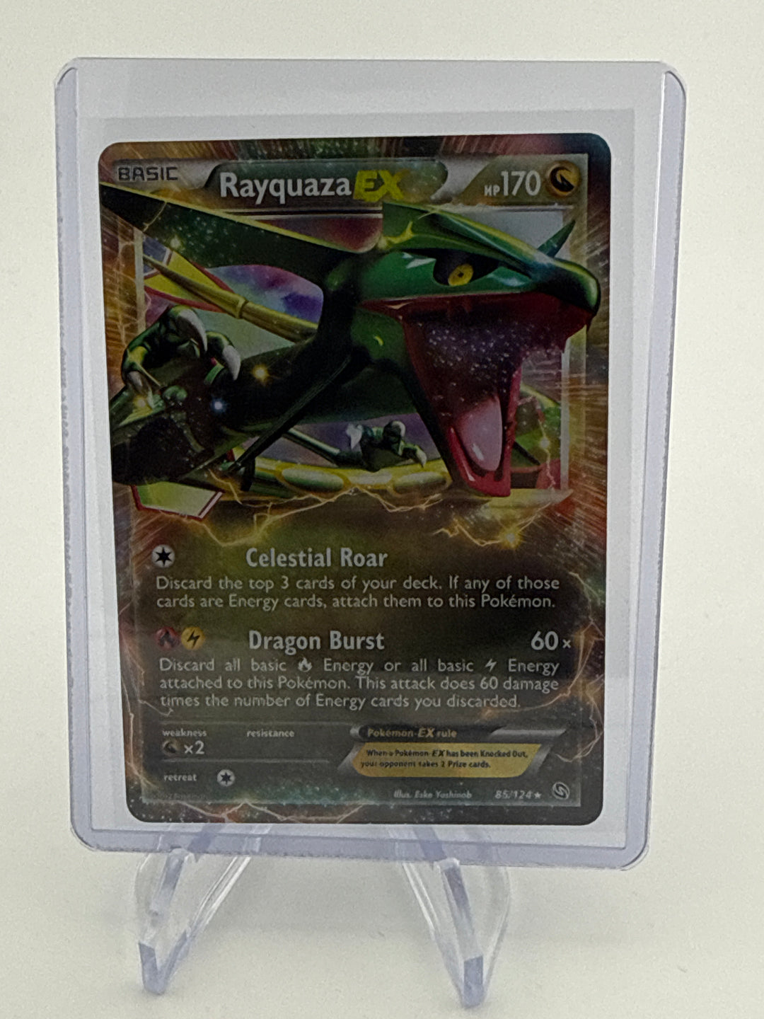 Pokemon TCG 2012 Rayquaza EX Dragons Exalted, 85/124