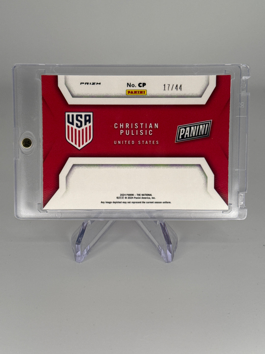 Christian Pulisic 2024 Panini The National VIP Color Blast, 17/44