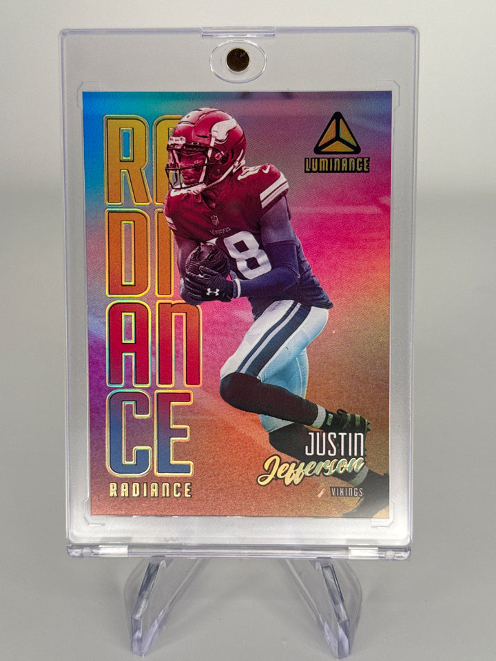 Justin Jefferson 2021 Panini Luminance Radiance SSP Case Hit