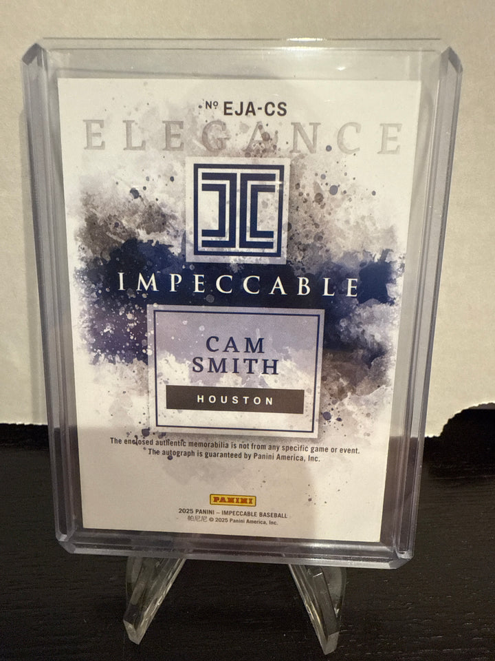 Cam Smith 2024 Panini Impeccable Elegance Rookie Patch Auto, 10/25