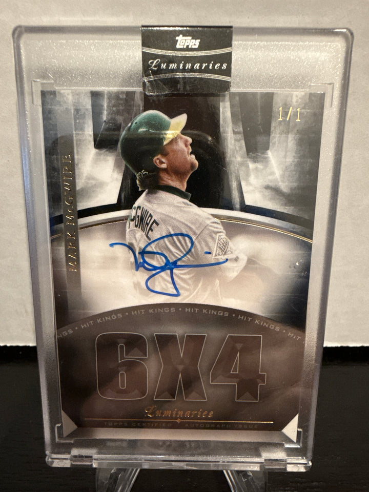Mark McGwire 2021 Topps Luminaries Hit Kings Auto, 1/1