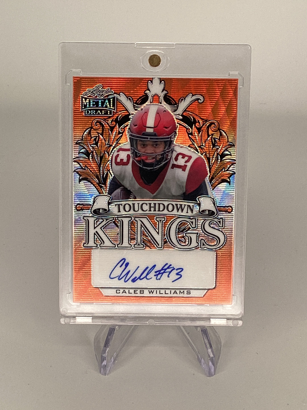 Caleb Williams 2022 Leaf Metal Draft Touchdown Kings Autograph, 5/5