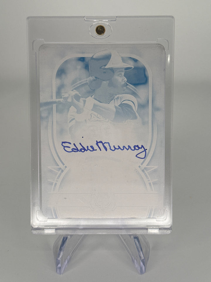 Eddie Murray 2026 Topps Tribute 1/1 Printing Plate Auto