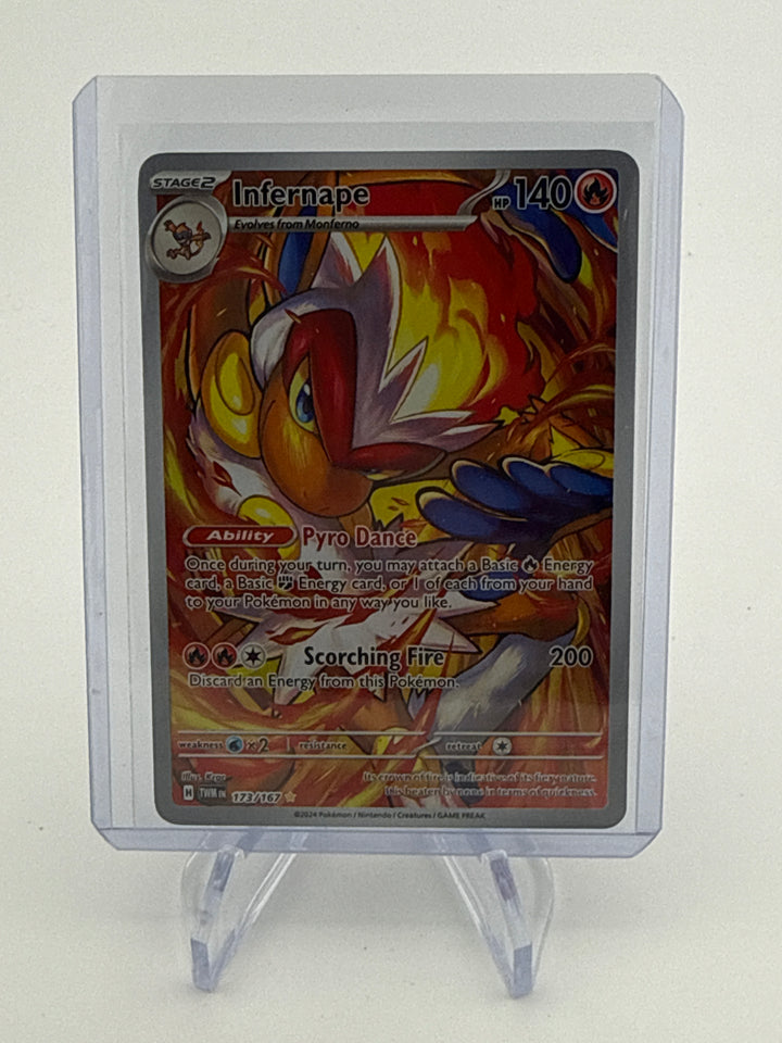 Pokemon TCG 2023 Infernape Full Art Twighlight Masquerade, 173/167