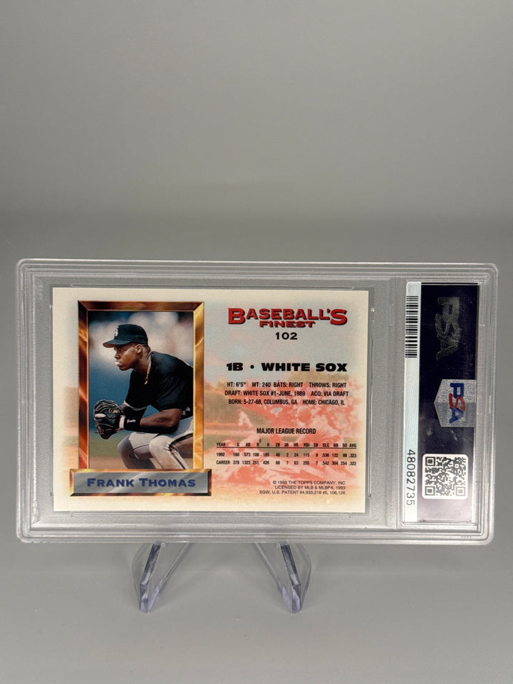 Frank Thomas 1993 Topps Finest, PSA 9 Mint