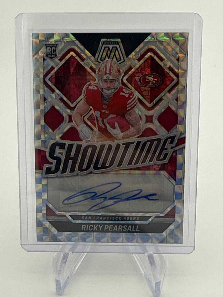 Ricky Pearsall 2024 Panini Mosaic Showtime Mosaic Rookie Auto