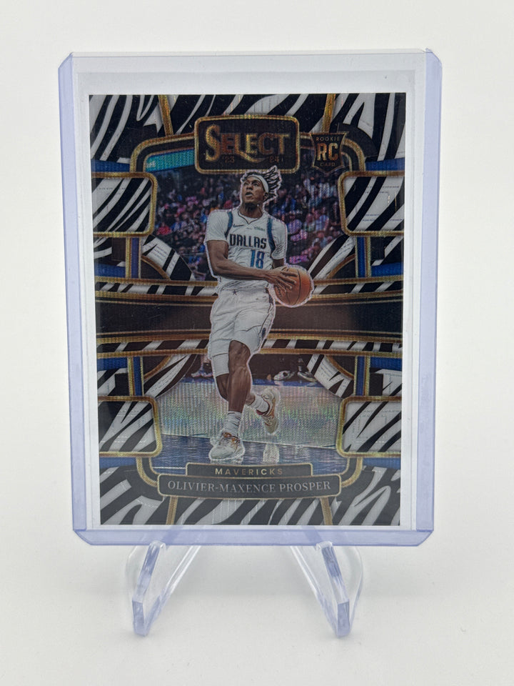 Olivier-Maxence Prosper 2023-2024 Panini Select Zebra SSP Case Hit Rookie