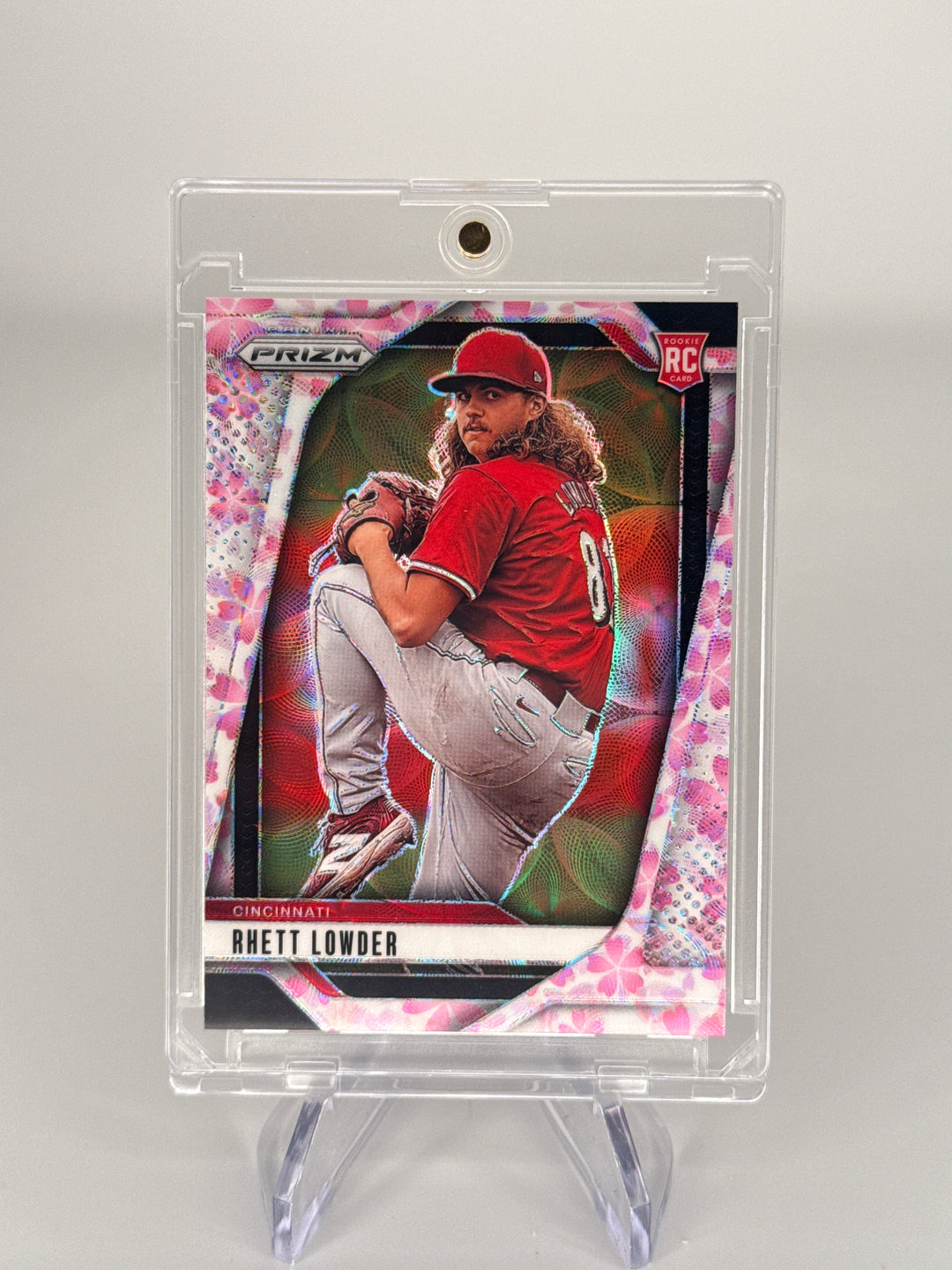 Rhett Lowder 2025 Panini Prizm Cherry Blossom Prizm Rookie, 09/20