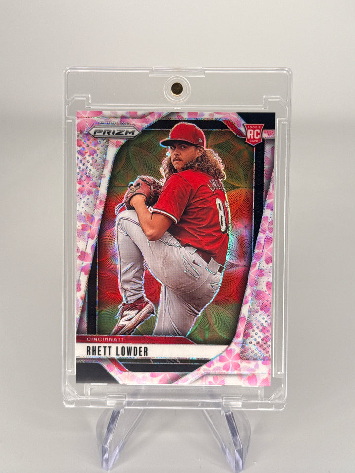 Rhett Lowder 2025 Panini Prizm Cherry Blossom Prizm Rookie, 09/20