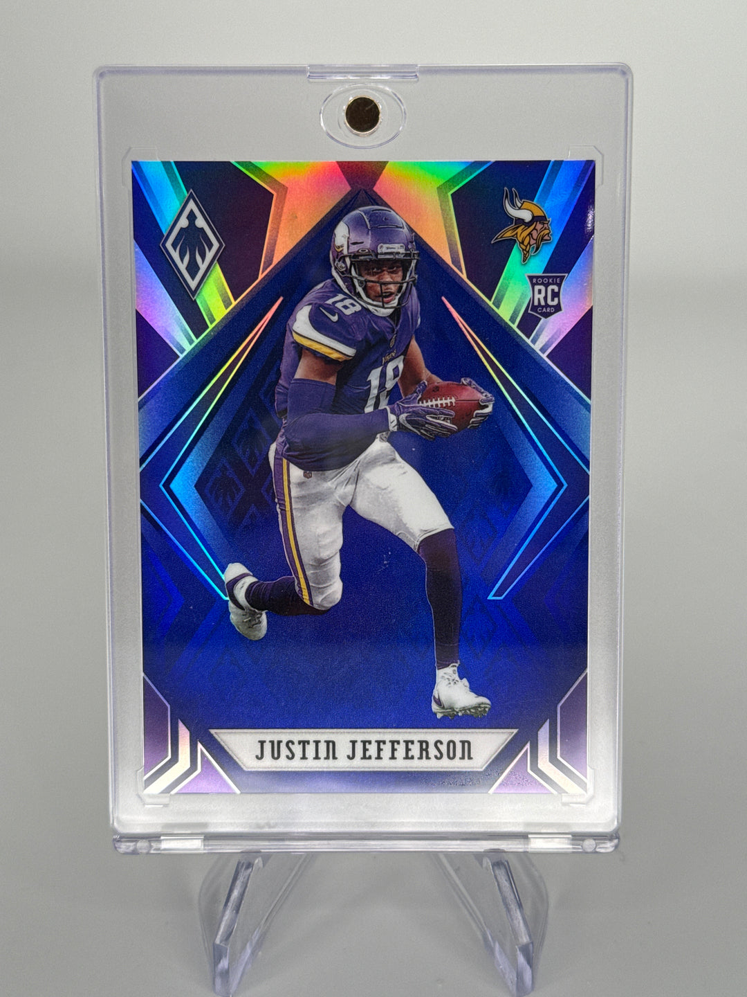 Justin Jefferson 2020 Panini Phoenix Blue Prizm Rookie, 28/35