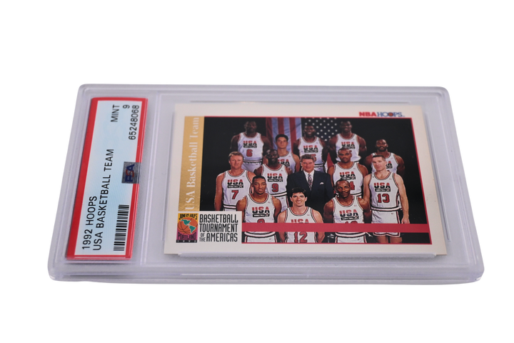 USA Basketball Team 1992 Hopps PSA 9 Mint