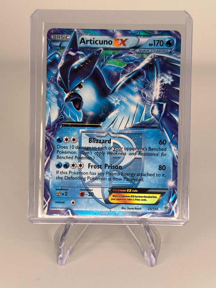 Pokemon TCG 2012 Articuno EX Black & White Plasma Storm Holo, 25/135